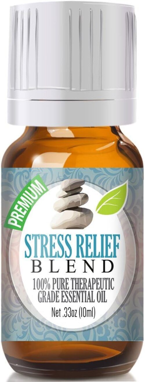 Healing Solutions Stress Relief Essential Oil Blend – Pure Therapeutic Grade – 10ml