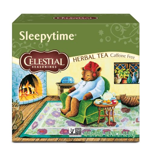 x Celestial Seasonings Sleepytime Herbal Tea Caffeine Free – 40 Tea Bags by Celestial Seasonings