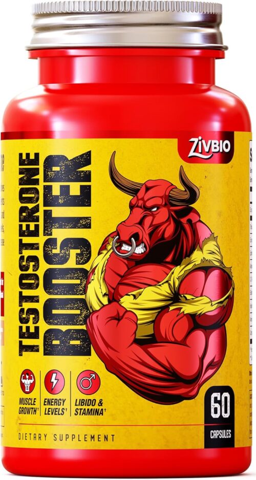 Testosterone Booster Supplement for Men – Ashwagandha, Tongkat Ali, DIM, Zinc, Tribulus & More – Workout, Muscle Builder, Energy, Libido, Strength – Male Enhancing Total Test Boost Pills – 30 Servings