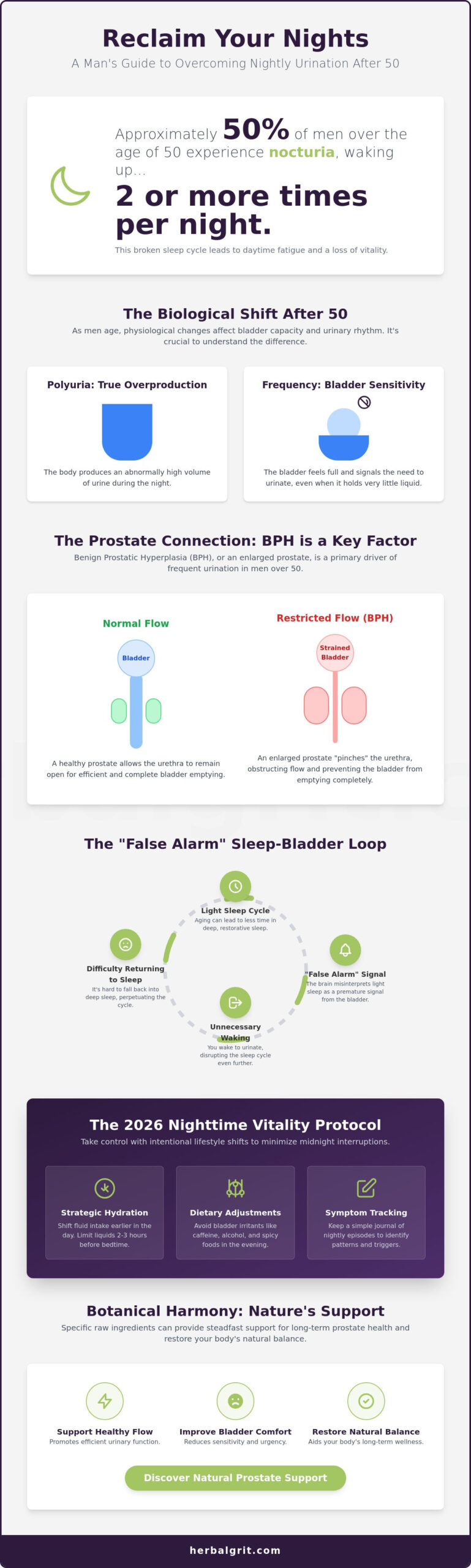 Frequent Urination at Night in Men Over 50: Causes and Natural Solutions