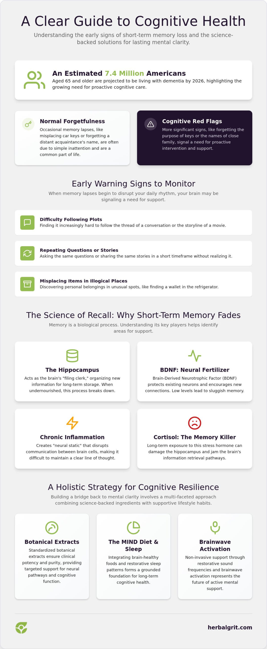 Early Signs & Supplements for Short-Term Memory Loss
