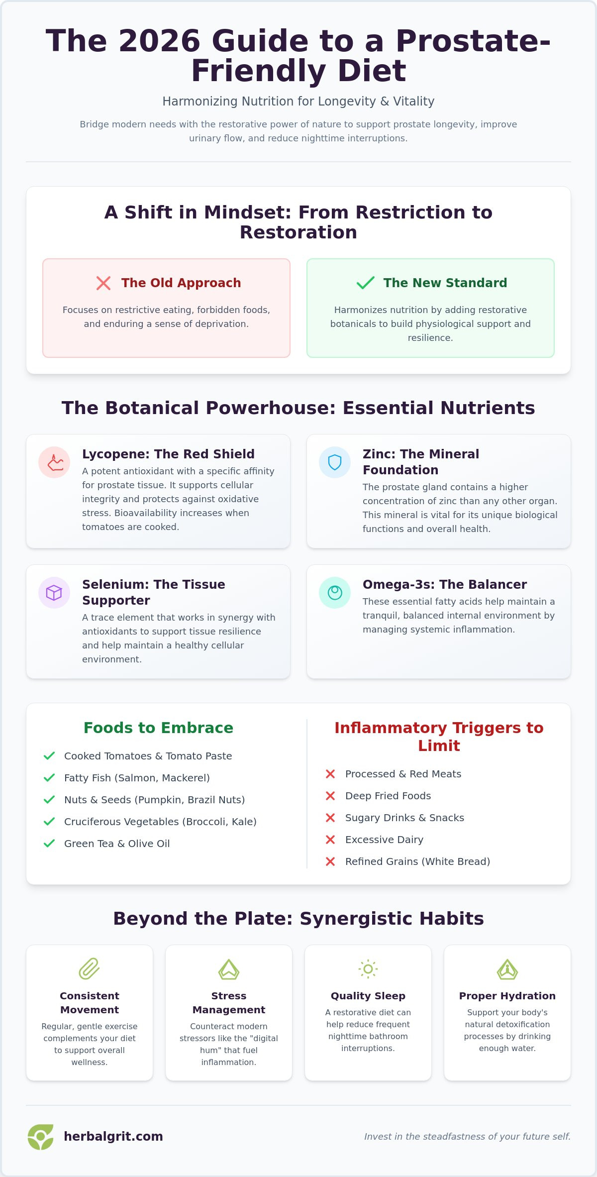 Prostate Friendly Diet: The 2026 Guide to Botanical Nutrition and Vitality